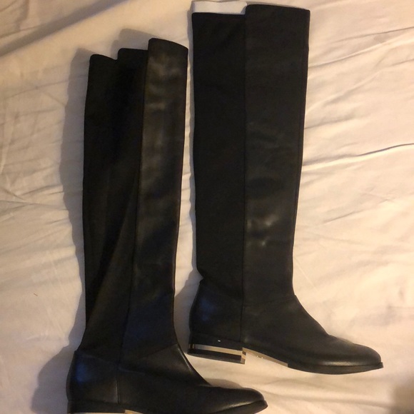 Ann Taylor Shoes - Black over the knee boots